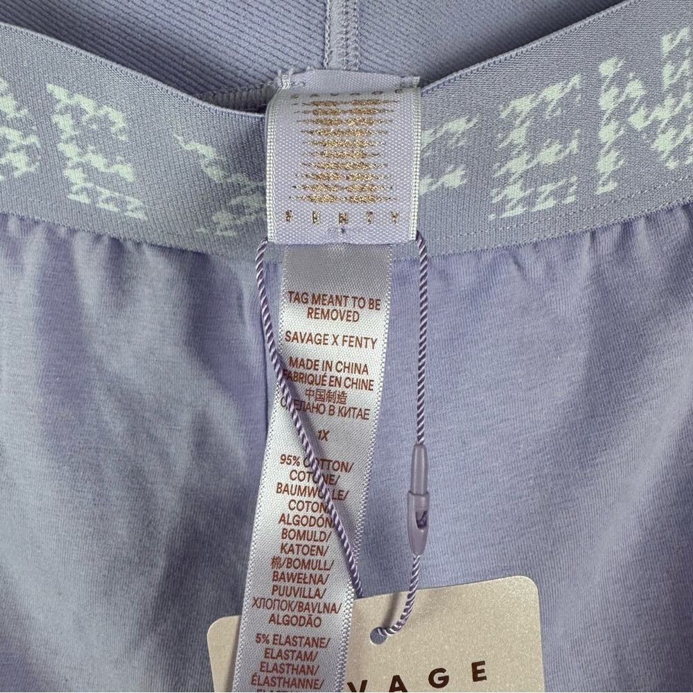 Savage X Fenty Purple Sleep Shorts Loungewear Size 1X - Picture 3 of 5
